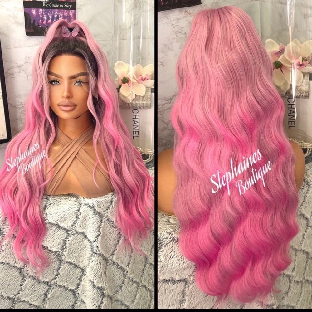 Human Hair Blended Lace Front Wig